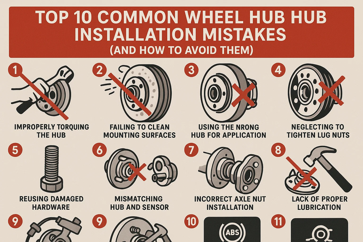 Top 10 Common Wheel Hub Installation Mistakes (and How to Avoid Them)