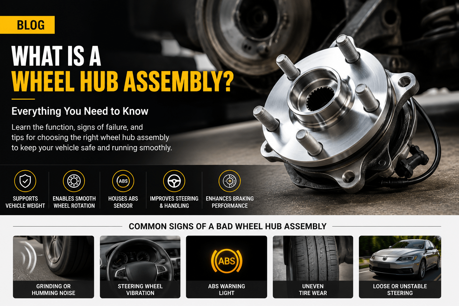 What Is a Wheel Hub Assembly? Everything You Need to Know - MotorbyMotor