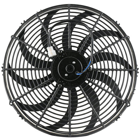 16" Electric Cooling Fan 12V 160W | Curved Blade Push Type