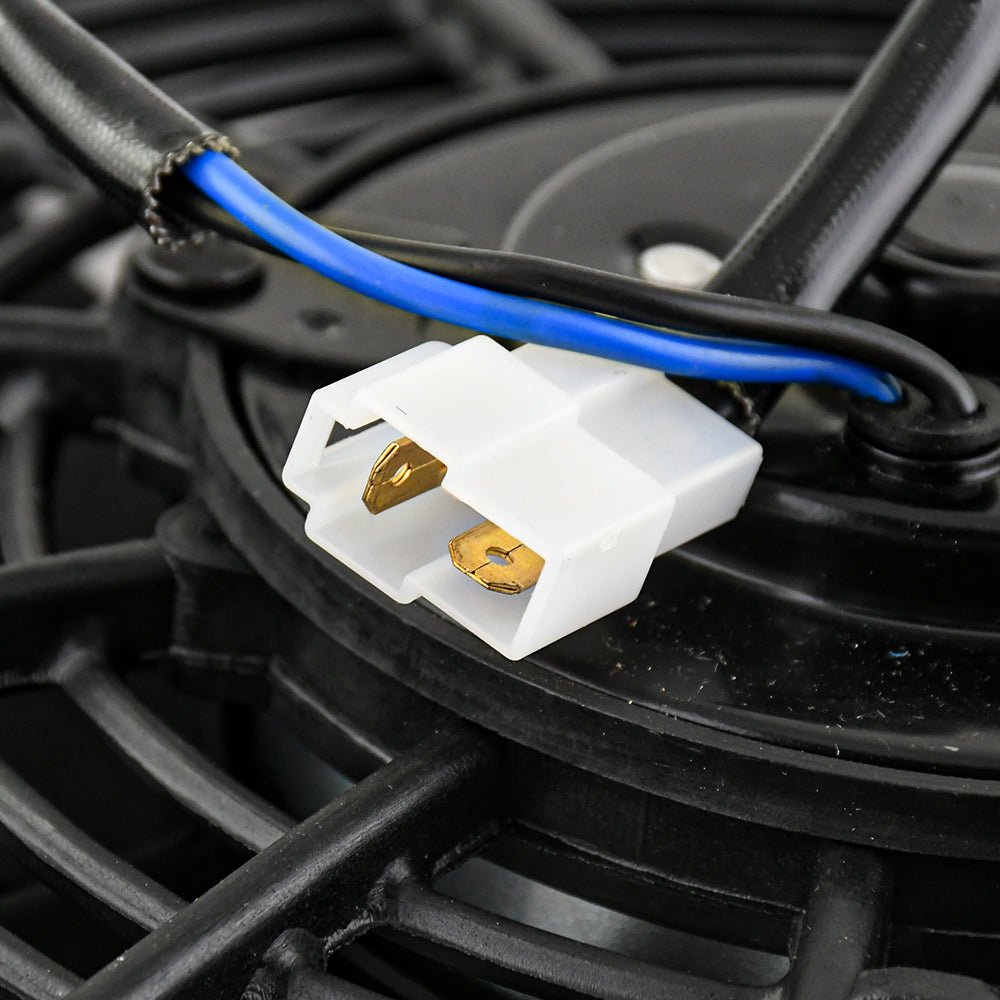 16" Electric Cooling Fan 12V 160W | Curved Blade Push Type