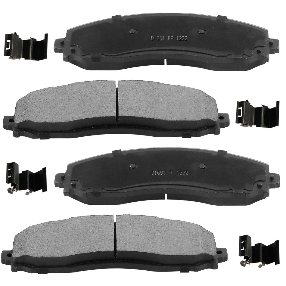 Ford F-250 Super Brake Pads 2013-2021 (front & Rear)