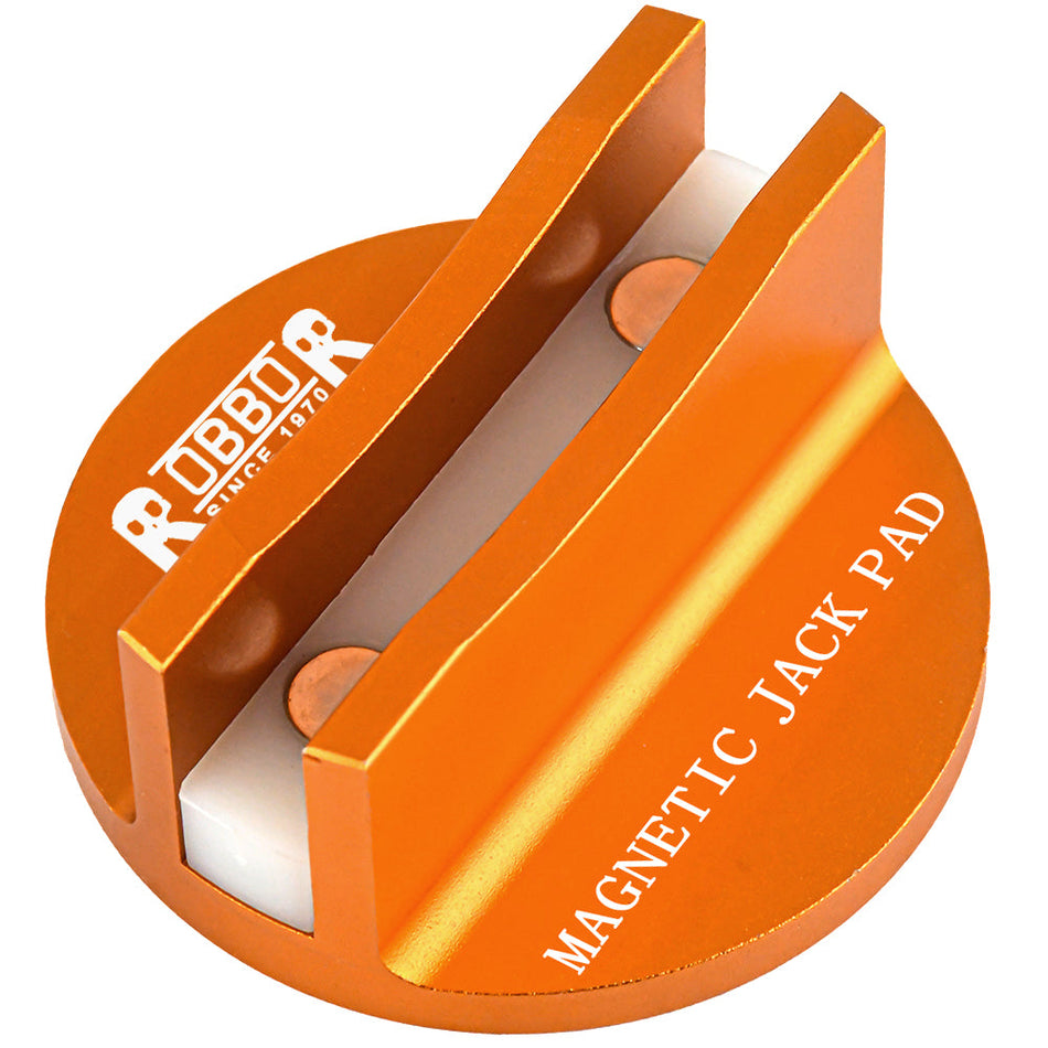Robbor Aluminum Magnetic Jack Pad with Large Slotted