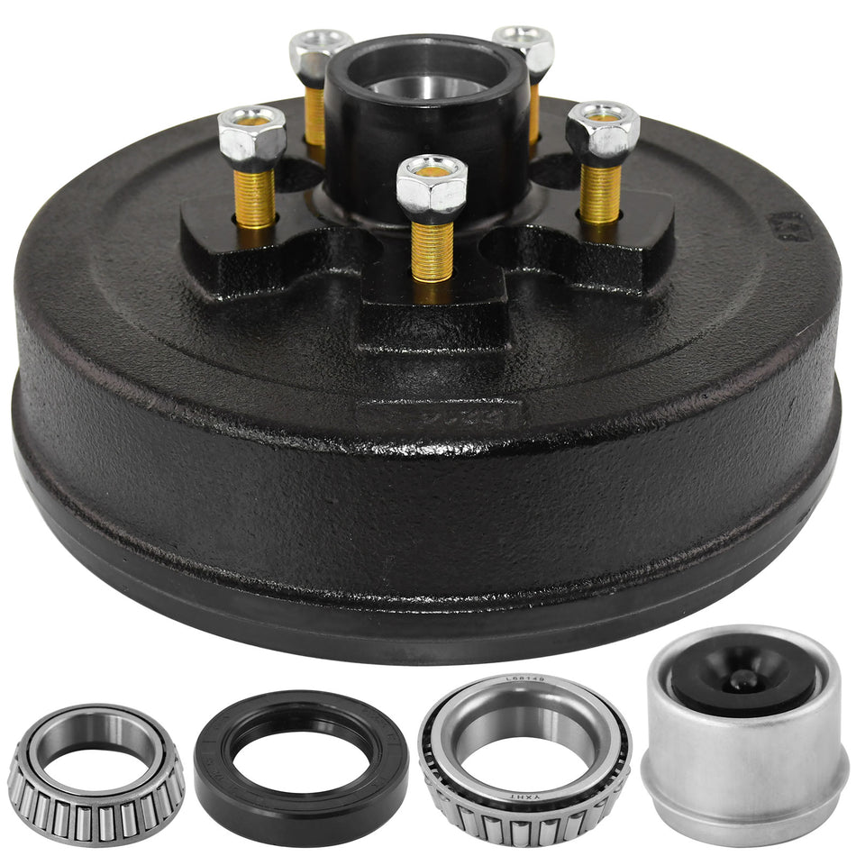 Trailer 5 on 5" Hub Drum Kits for 3500 lbs Axle (Pair)