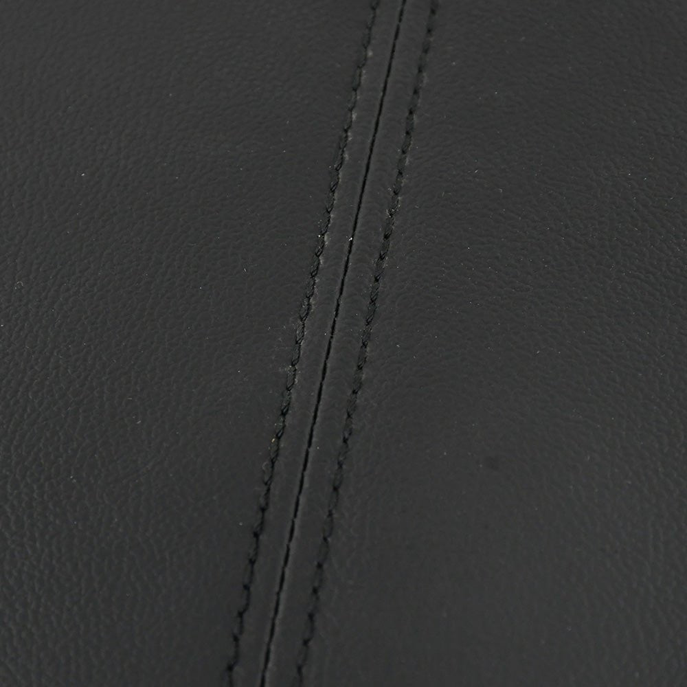 Black Leather Suture Console Armrest Lid Cover for 2008 2009 2010 2011 2012 Honda Accord Center Console Cover Lid