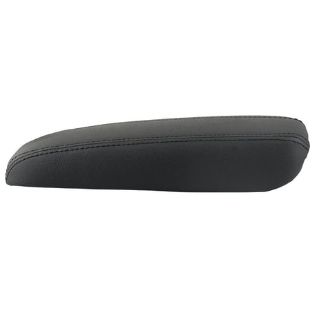 Black Leather Suture Console Armrest Lid Cover for 2008 2009 2010 2011 2012 Honda Accord Center Console Cover Lid