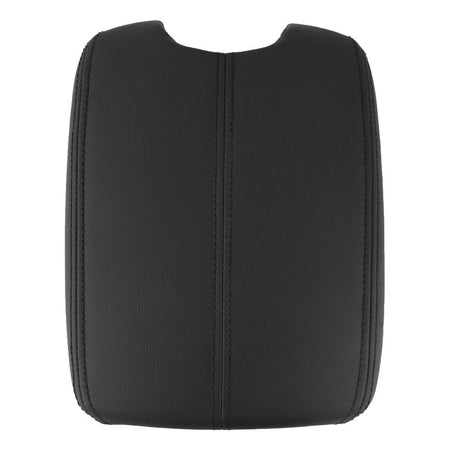 Black Leather Suture Console Armrest Lid Cover for 2008 2009 2010 2011 2012 Honda Accord Center Console Cover Lid