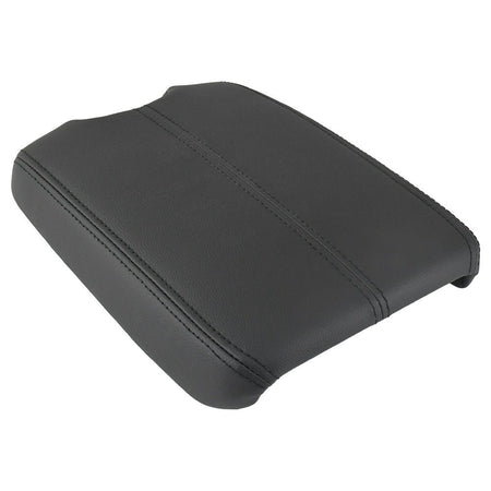 Black Leather Suture Console Armrest Lid Cover for 2008 2009 2010 2011 2012 Honda Accord Center Console Cover Lid