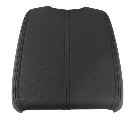 Black Leather Suture Console Armrest Lid Cover for 2008 2009 2010 2011 2012 Honda Accord Center Console Cover Lid