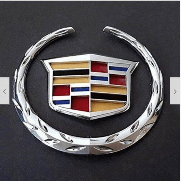 Cadillac Front Grille Emblem 6" Chrome Badge Hood Logo Replacement