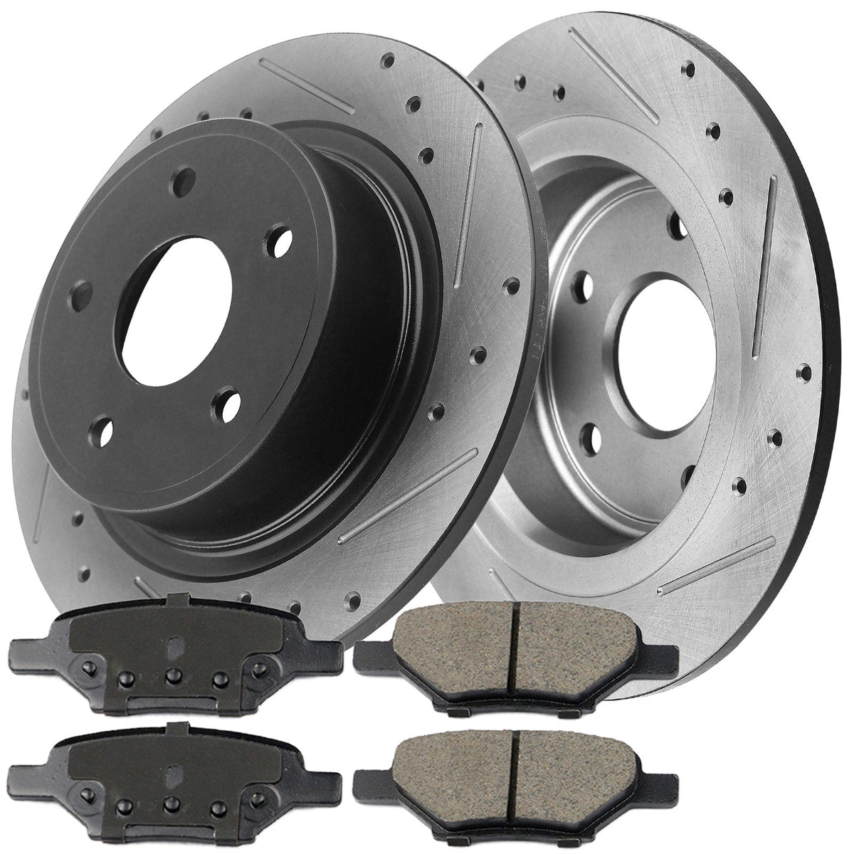 Chevrolet Cobalt Brake Rotor 2005 - 2008 (Front & Rear Pair)