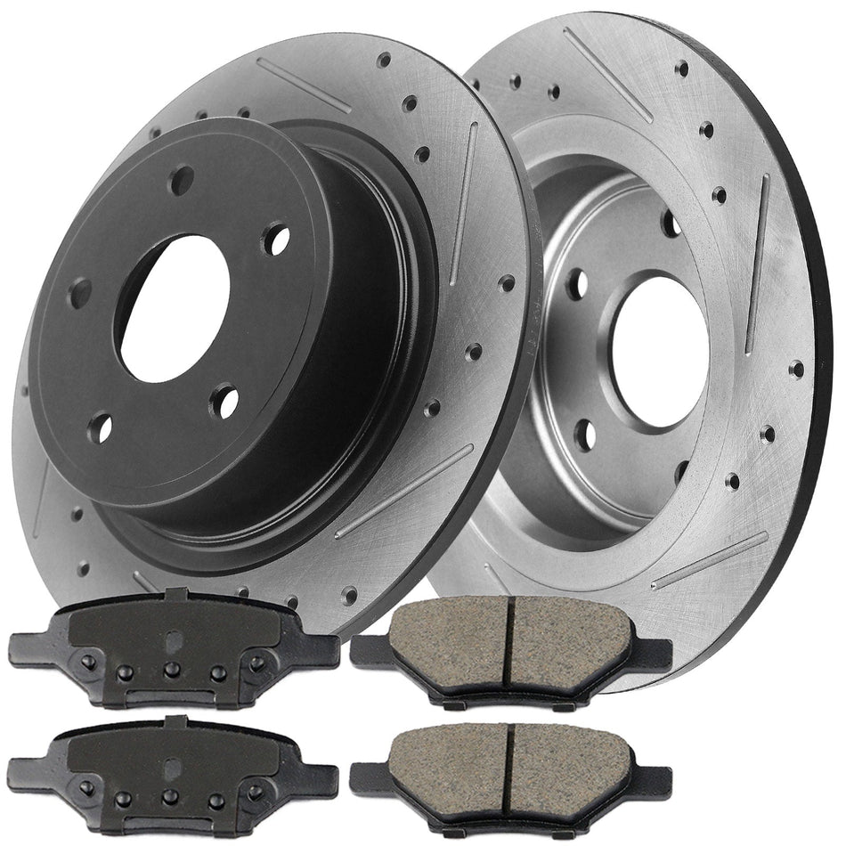 Chevrolet Cobalt Brake Rotor 2005 - 2008 (Front & Rear Pair)