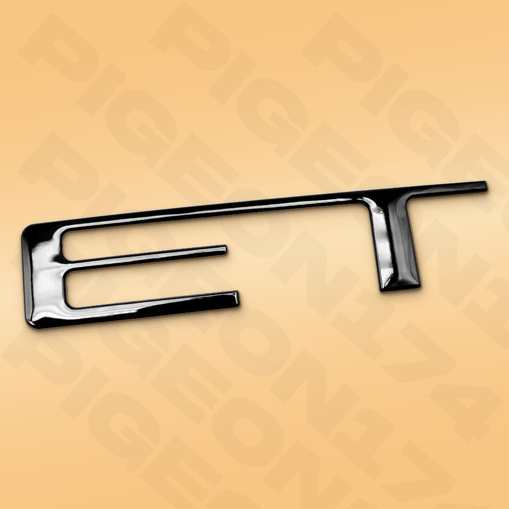 Chevy Silverado 1500 Tailgate Letters Black Emblem 2019 - 2025