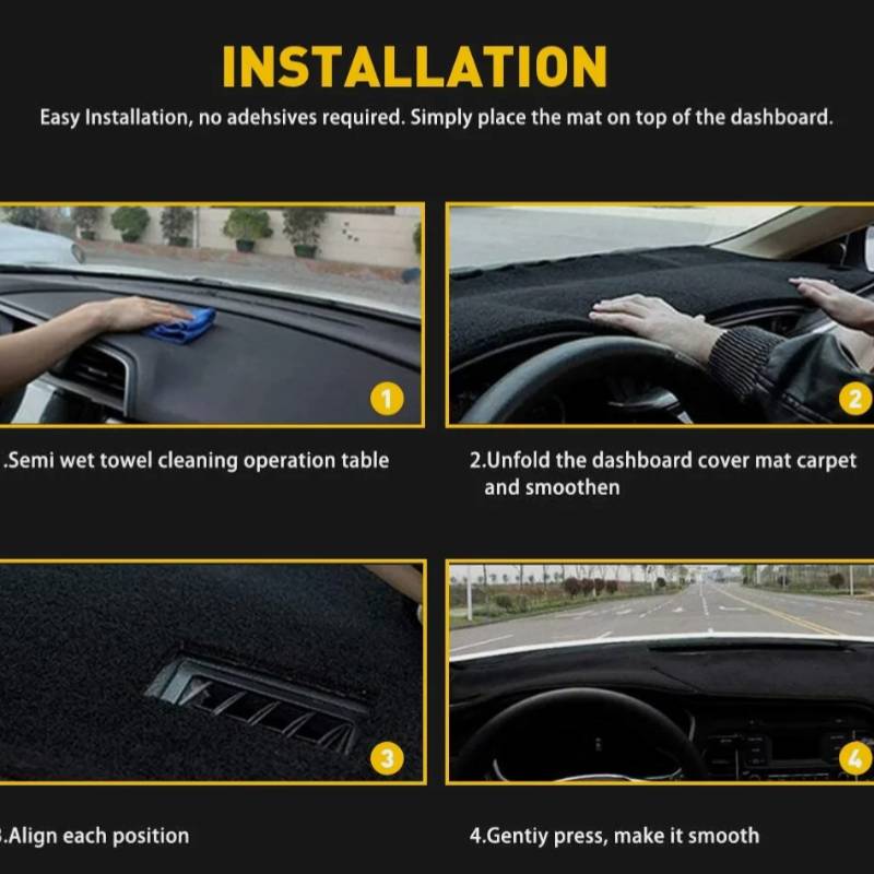 Dashboard Dashmat Pad | 2007–2011 Toyota Camry Interior Cover