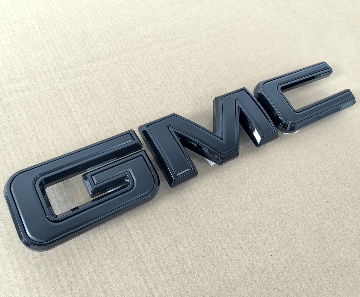 GMC Black Front Grille Emblem Replacement Sierra Yukon Canyon