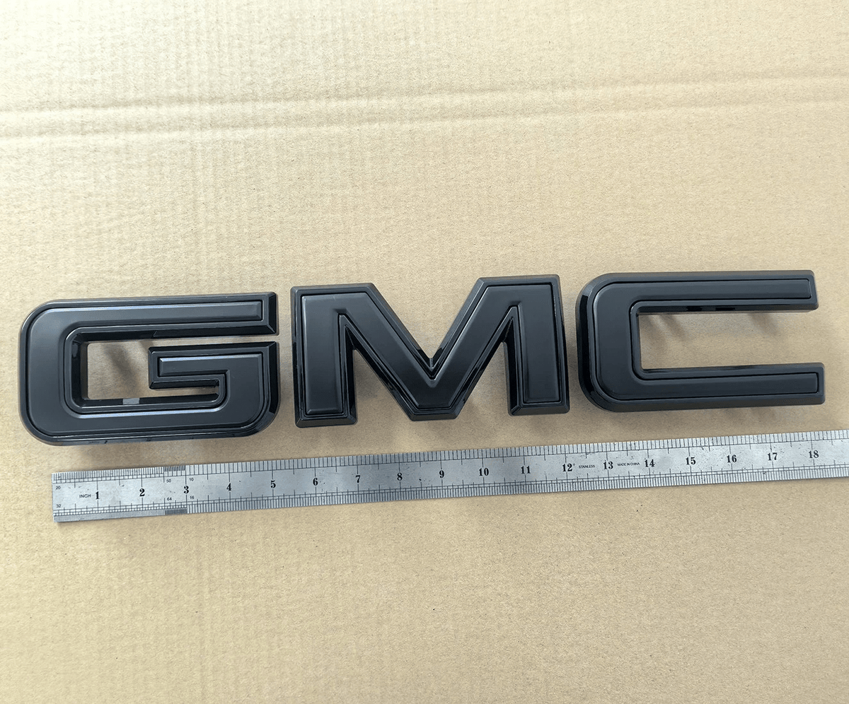 GMC Black Front Grille Emblem Replacement Sierra Yukon Canyon