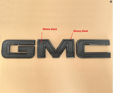 GMC Black Front Grille Emblem Replacement Sierra Yukon Canyon