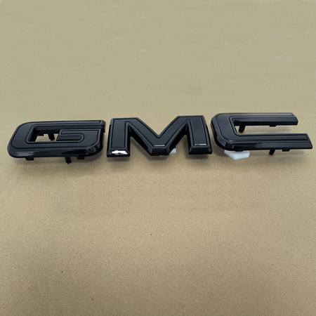 GMC Black Front Grille Emblem Replacement Sierra Yukon Canyon