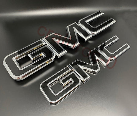 GMC Sierra Emblem Set 2PCS 2015 - 2019 Grille & Tailgate Badge