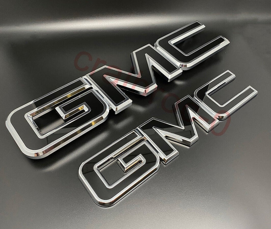 GMC Sierra Emblem Set 2PCS 2015 - 2019 Grille & Tailgate Badge