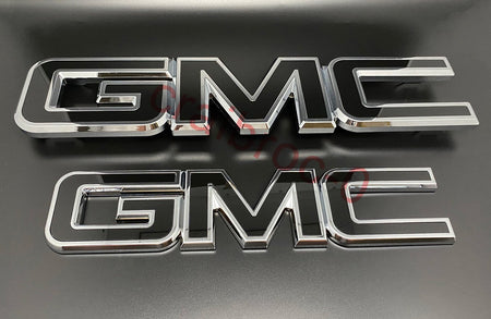 GMC Sierra Emblem Set 2PCS 2015 - 2019 Grille & Tailgate Badge