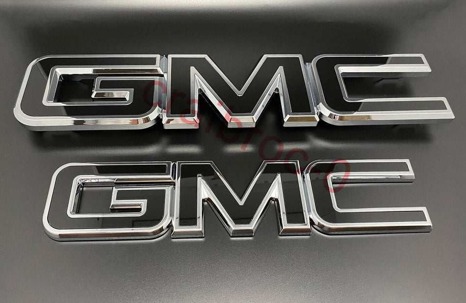GMC Sierra Emblem Set 2PCS 2015 - 2019 Grille & Tailgate Badge