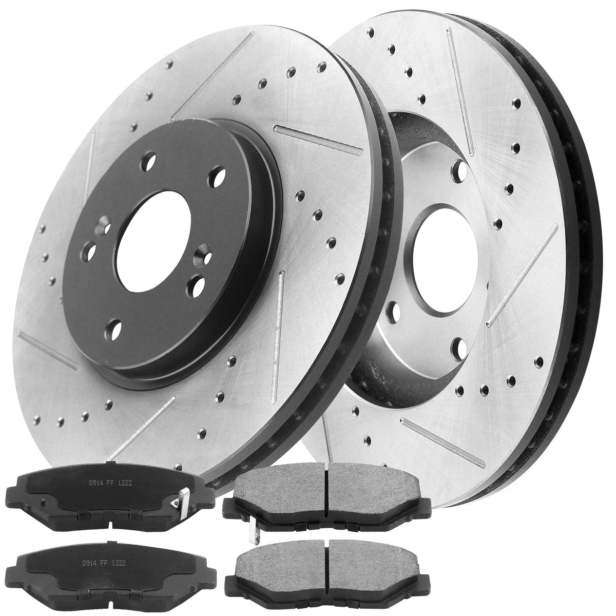 Honda Accord Brake Rotor 2003 - 2007 (front & Rear Pair)