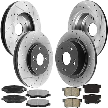 Honda Accord Brake Rotor 2003 - 2007 (front & Rear Pair)