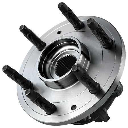 MotorbyMotor 515160 Front Wheel Bearing and Hub Assembly 4WD with 6 Lugs Fits for Chevy Silverado 1500 Suburban Tahoe, GMC Sierra 1500 Yukon XL, Cadillac XTS Escalade Hub Bearing (4x4, w/ABS)