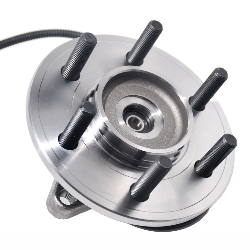 MotorbyMotor 515169 (4WD) Front Wheel Bearing and Hub Assembly with ABS 6 Lugs Fits for 2015 - 2017 Ford F - 150 (2.7L 3.5L 5.0L Engines) Heavy Duty Low - Runout OE Directly Replacement Hub Bearing