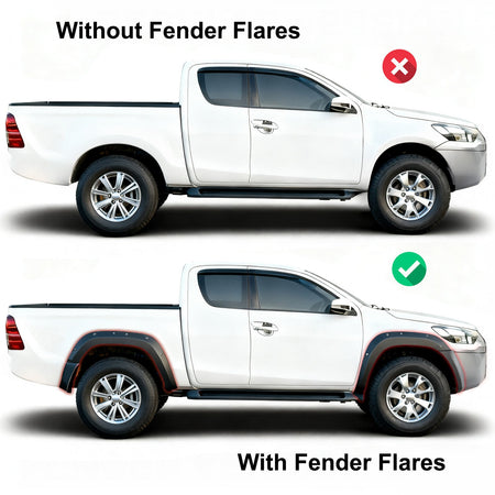 Mud Flaps Splash Guards Set | 2022–2026 Toyota Tundra