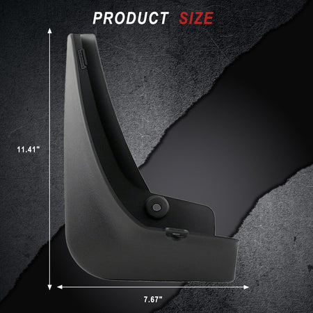 Mud Flaps Splash Guards Set | Tesla Model 3 2017–2023