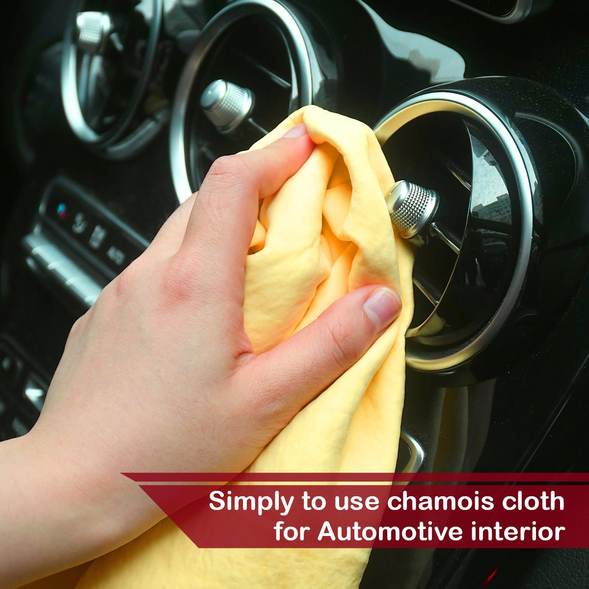 Premium 26x17" PVA Chamois Car Towel | Professional Detailing Kit