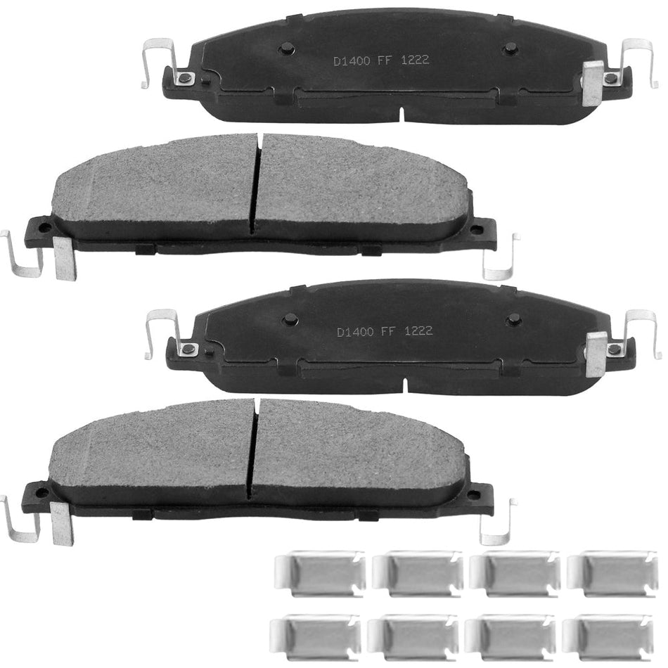 Ram 1500 Brake Pads 2009 - 2010 (Front & Rear)