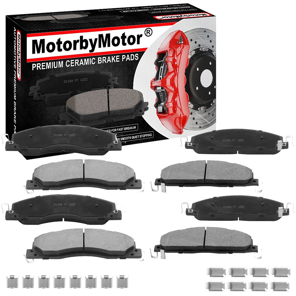 Ram 1500 Brake Pads 2009 - 2010 (Front & Rear)