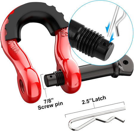 Robbor 3/4 Inch D - ring Shackle