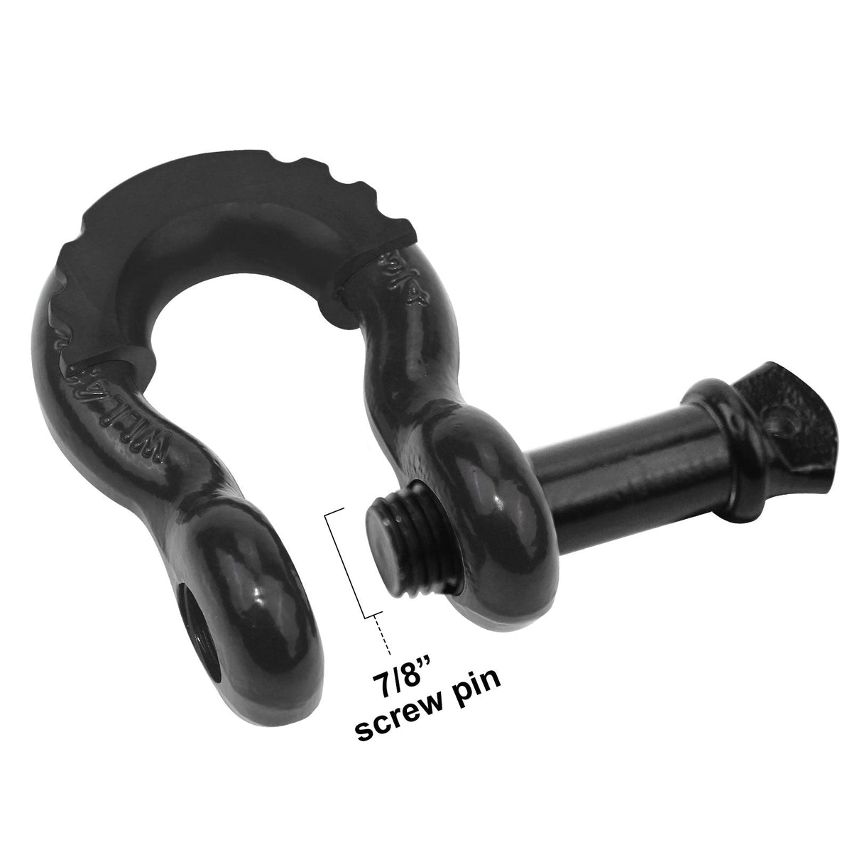 Robbor 3/4"d Ring Shackle With 7/8" Screw Pin And Shackle