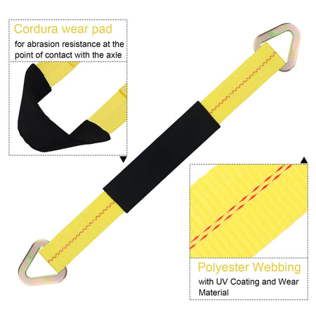 Robbor 36" Axle Tie - down Strap 4 - pack