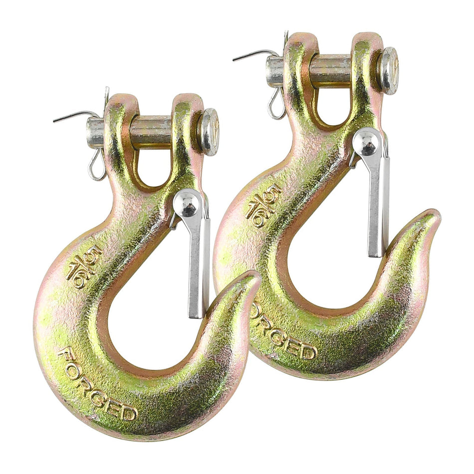 Robbor 5/16 Inch Clevis Hook With Safety Latch