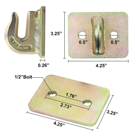 Robbor Bolt - on Grab Hook 5/16 In.