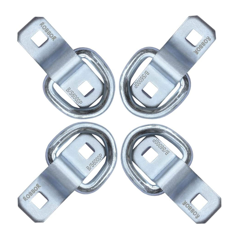 Robbor D Rings Tie Down Anchors 3/8”