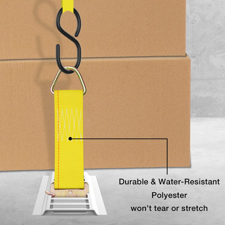 Robbor E - track Rope Ring Tie Down Strap 2" X 6"