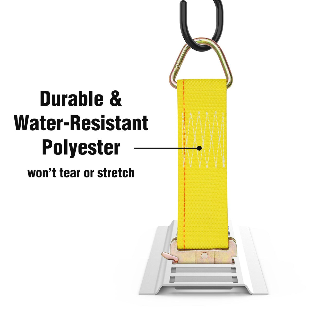 Robbor E - track Rope Ring Tie Down Strap 2" X 6"