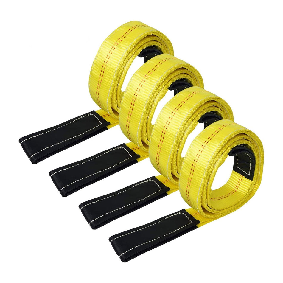 Robbor Nylon Lift Sling Webbing Straps 2in. 7 Ft.