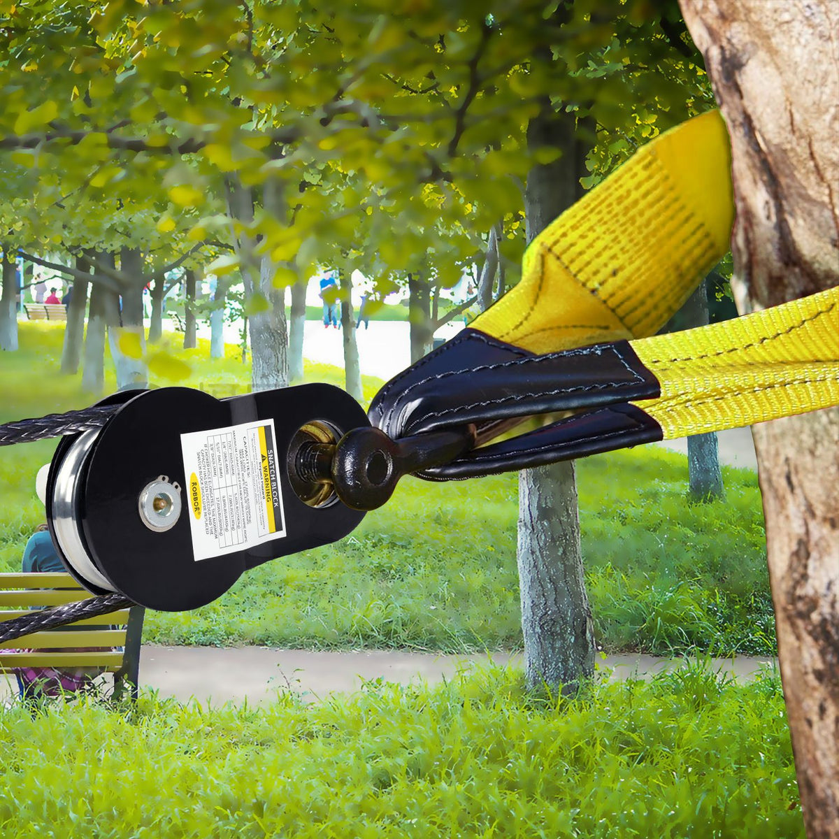 Robbor Snatch Block Heavy Duty Winch Pulley Block