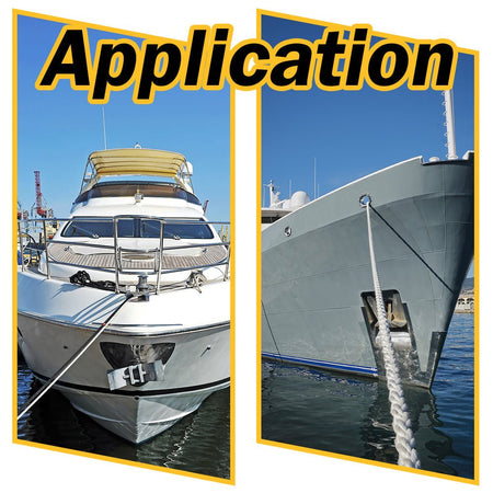 Robbor Solid Braid Mfp Anchor Rope With Stainless Steel