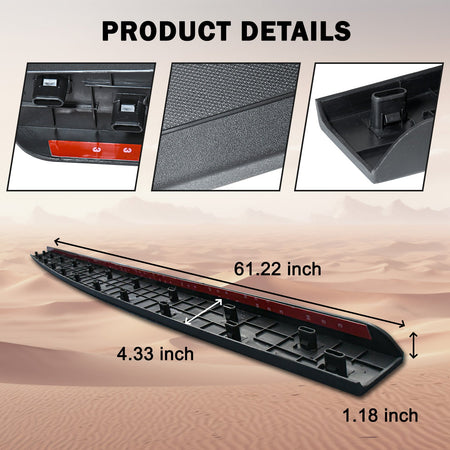 Tailgate Molding Cap Trim | 2014–2018 Chevy Silverado Sierra 1500