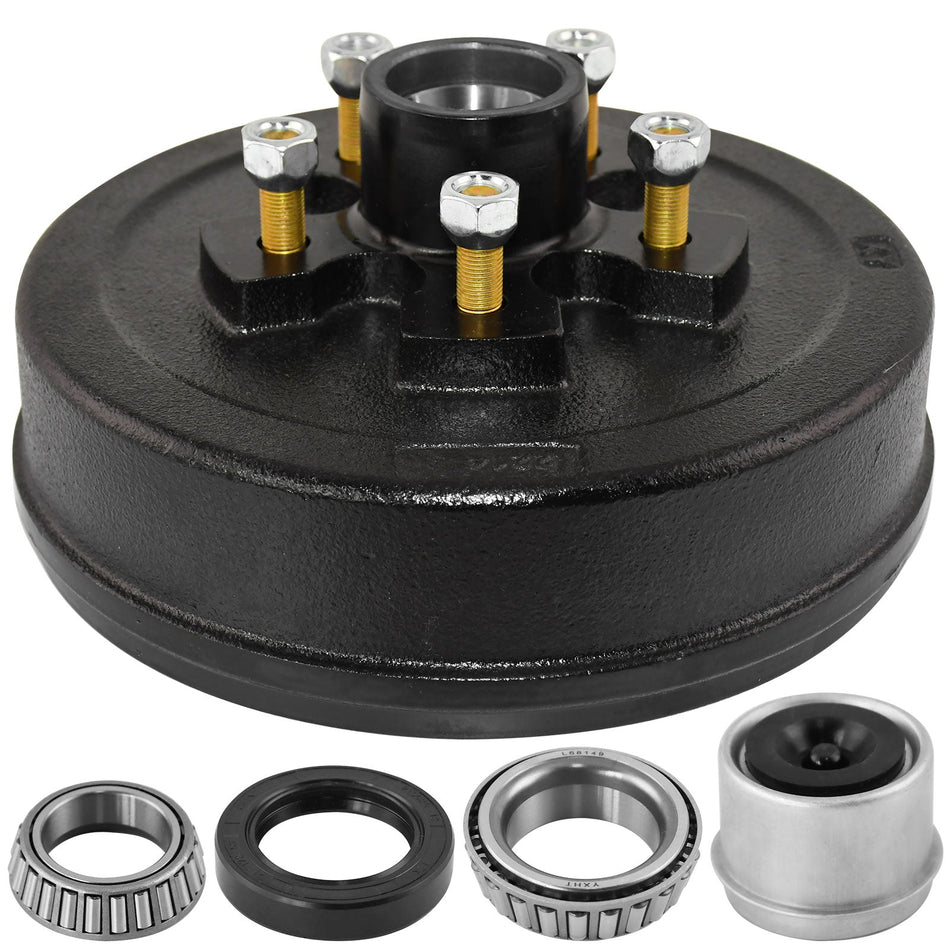 Trailer 5 on 5" Hub Drum Kits for 3500 lbs Axle (Pair)