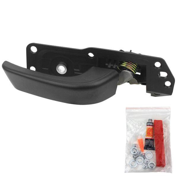 Front Right Interior Door Handle Fits for Chevy Avalanche Silverado Suburban 1500 2500,GMC Sierra Yukon XL 1500 2500,Cadillac Escalade Passenger Side Inner Door Handles (Plastic and Metal) MotorbyMotor