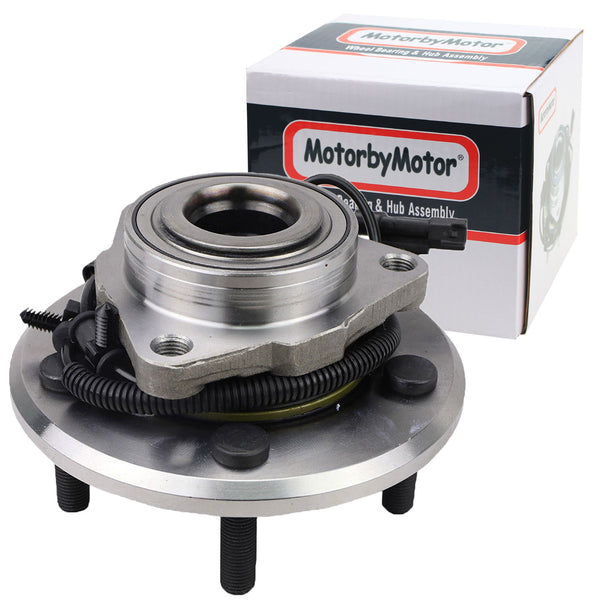 MotorbyMotor 515151 Front Wheel Bearing and Hub Assembly w/5 Lugs Fits for 2012-2018 Dodge Ram 1500, 2019 Dodge Ram 1500 Classic Low-Runout OE Directly Replacement Hub Bearing w/ABS MotorbyMotor