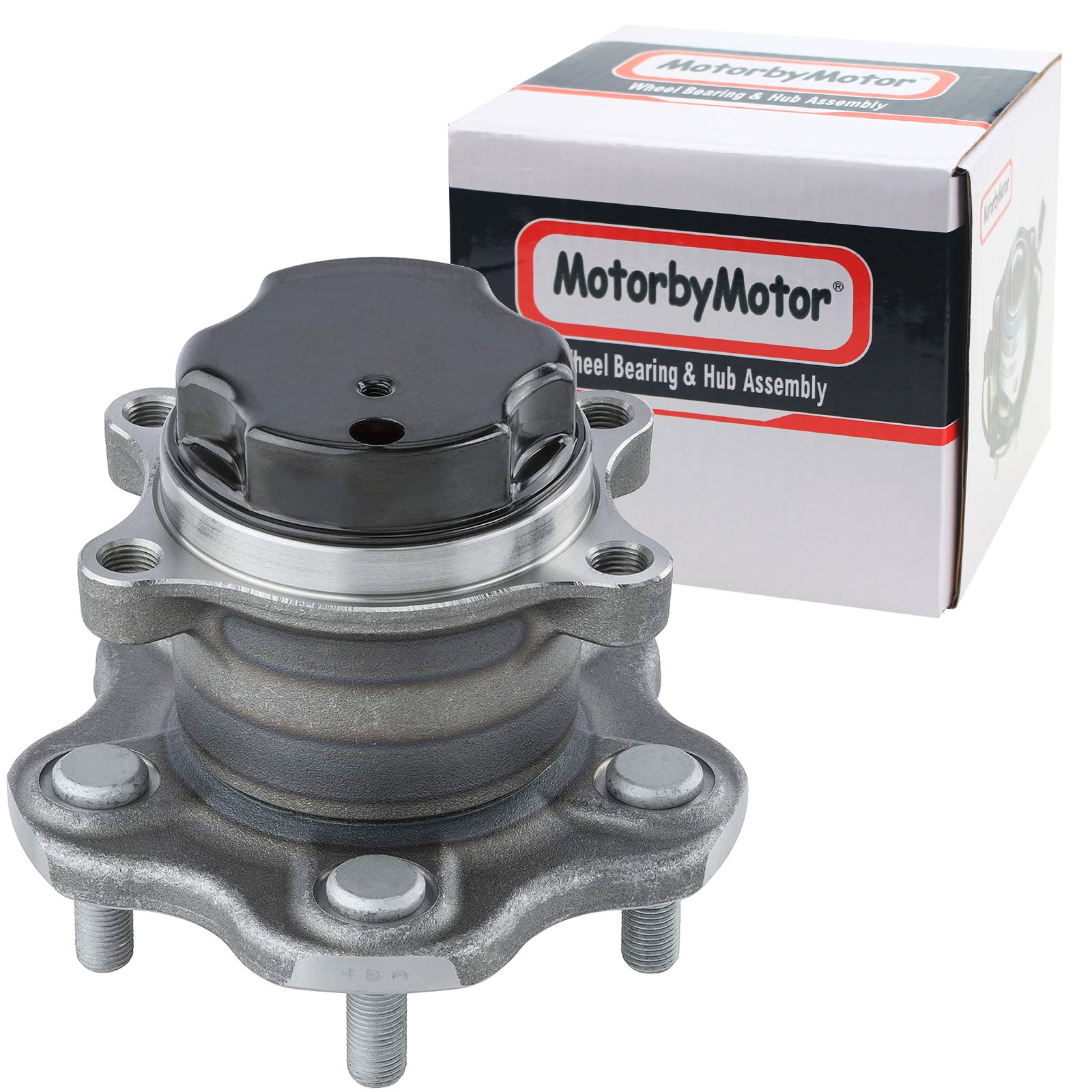 MotorbyMotor 512533 Rear Wheel Bearing and Hub Assembly with 5 Lugs fits for Chevy City Express,Nissan NV200 Low-Runout OE Directly Replacement Hub Bearing MotorbyMotor